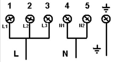 Схема подключения электроплит