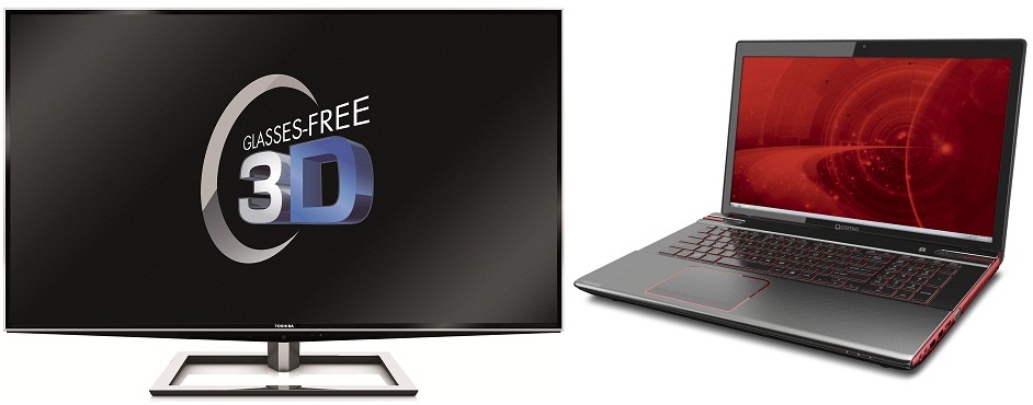 Toshiba телевизор 3D 55ZL2R без очков