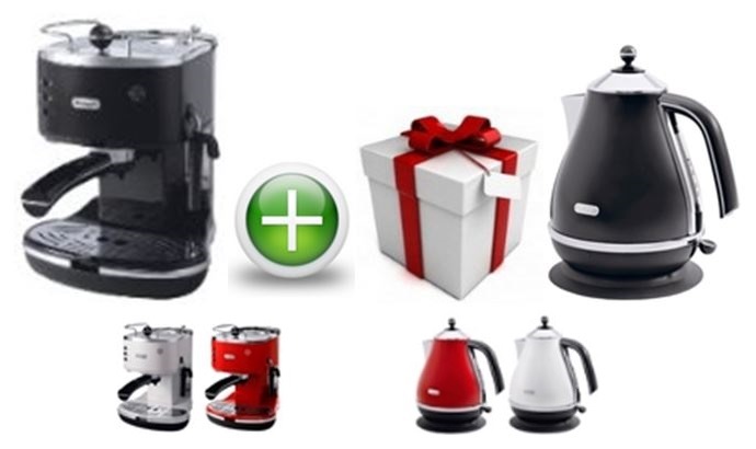 Кофеварка DeLonghi ECO 310 и к ней ПОДАРОК чайник DeLonghi КВО 2001