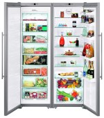 Холодильник с морозильником Liebherr SBSesf 7212 — фото 1 / 11