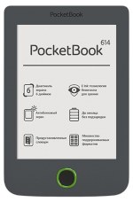 Электронная книга PocketBook  614 Dark Grey — фото 1 / 4