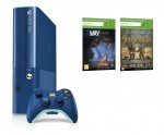Игровая приставка Microsoft Xbox 360 500 Gb Blue + Toy Soldiers + Max: the Curse of Broth — фото 1 / 3