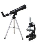 Набор Bresser National Geographic: телескоп 50/360 AZ и микроскоп 300-1200x — фото 1 / 9