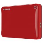 Внешний жесткий диск (HDD) Toshiba 500Gb Canvio Connect II HDTC805ER3AA USB 3.0 Red — фото 1 / 3