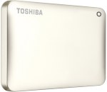 Внешний жесткий диск (HDD) Toshiba 1 Тб CANVIO Connect II HDTC810EC3AA Gold — фото 1 / 4