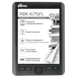 Электронная книга Ritmix RBK-675FL Black — фото 1 / 8