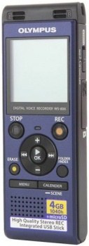 Диктофон цифровой Olympus WS-806 4Gb Blue — фото 1 / 6