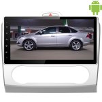 Штатная магнитола Ford Focus 2 (c климатом) LeTrun 1695 Android 4.4.4 экран 10,2 дюйма — фото 1 / 8