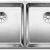 Мойка для кухни Blanco Andano 400/400-U нерж.сталь зеркальная полировка без клапана-автомата — фото 3 / 6