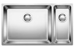 Мойка для кухни Blanco Andano 500/180-U нерж.сталь полированная без клапана-автомата, чаша слева — фото 1 / 5