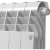 Радиатор отопления Royal Thermo BiLiner 500 VR Silver Satin 8 секций — фото 3 / 3