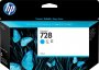 Картридж HP 728, голубой [F9J67A]