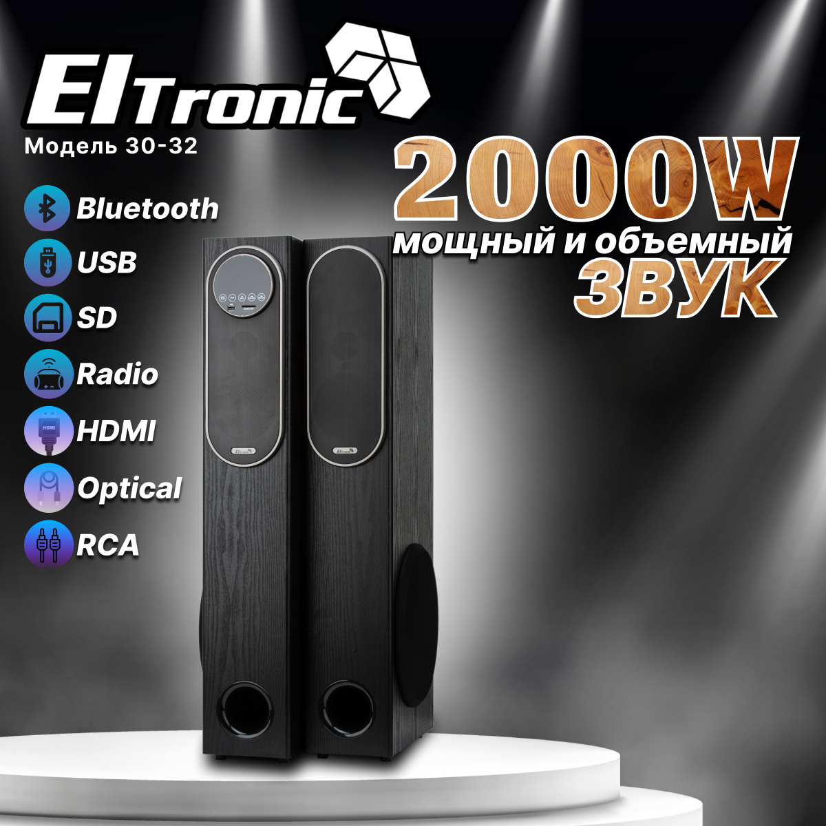 Акустическая система Eltronic 30-32 Home Sound купить в Красноярске