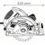 Циркулярная пила (дисковая) Bosch GKS 65 GCE [0601668900] — фото 3 / 4