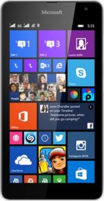 Смартфон Microsoft Lumia 535 Dual Sim 3G 8Gb White &mdash; фото 1 / 2