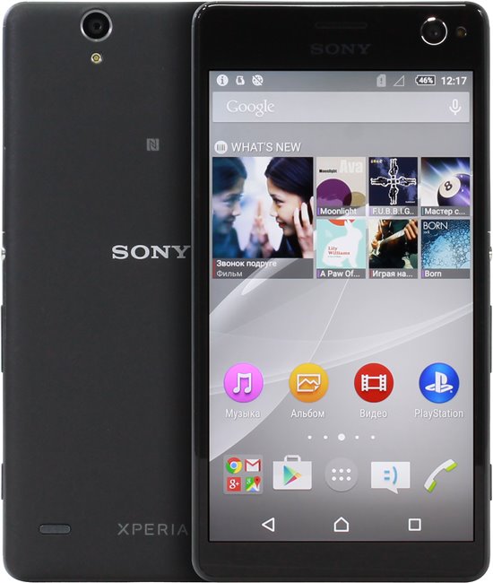 Смартфон Sony Xperia C4 E Black. Загрузка приложений