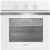 Газовый духовой шкаф Maunfeld MGOG 677W белый + белое стекло — фото 2 / 3