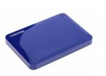 Внешний жесткий диск (HDD) Toshiba 1Tb Stor.e Canvio HDTC810EL3AA Blue — фото 1 / 6