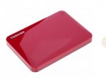 Внешний жесткий диск (HDD) Toshiba 1Tb Stor.e Canvio HDTC810ER3AA Red — фото 1 / 6