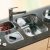 Мойка для кухни Blanco SUPRA 500-U нерж.сталь полированная с корзинчатым-вентилем — фото 8 / 7