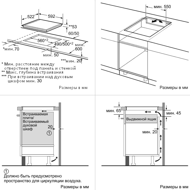 Bosch pie631fb1e схема встраивания