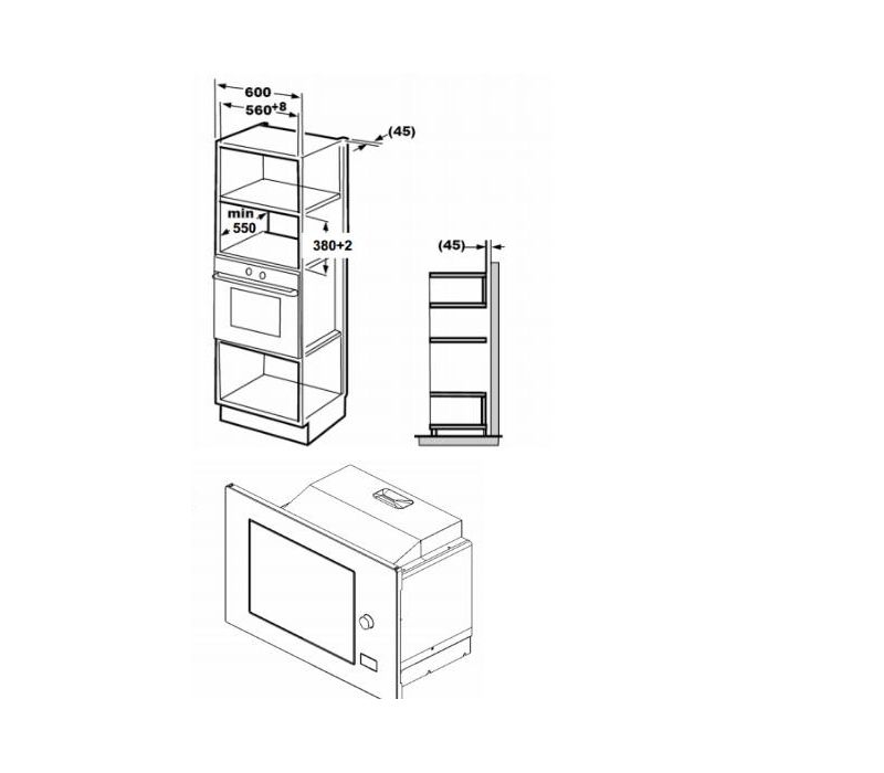 Midea ag820bju bl схема встраивания