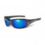 Защитные очки WileyX GRAVITY CCGRA04 / Polarized Blue Mirror Smoke Green — фото 1 / 2