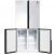 Холодильник Ginzzu NFK-500 White glass — фото 5 / 6