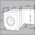 Встраиваемая стиральная машина Hotpoint-Ariston BI WMHL 71283 — фото 3 / 6