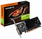 Видеокарта GIGABYTE GeForce GT 1030 1252MHz PCI-E 3.0 2048MB 6008MHz 64 bit DVI HDMI HDCP Low Profile — фото 1 / 4