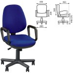 Кресло "Comfort GTP", с подлокотниками, синее — фото 1 / 2