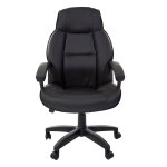 Кресло офисное BRABIX "Formula EX-537", экокожа, черное, 531388 — фото 1 / 4