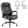 Кресло офисное BRABIX PREMIUM "Heavy Duty HD-002", усиленное, НАГРУЗКА до 200 кг, экокожа, 531829