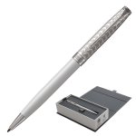 Ручка шариковая PARKER "Sonnet Premium Metal & Pearl Lacquer CT", корпус жемчужный лак, палладиевые детали, черная, 1931550 — фото 1 / 3