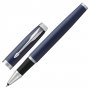 Ручка-роллер PARKER "IM Core Matte Blue CT", корпус темно-синий лак, хромированные детали, черная, 1931661