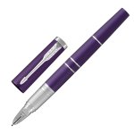Ручка "Пятый пишущий узел" PARKER "Ingenuity Deluxe Blue Violet CT", корпус фиолетовый, хромированные детали, черная, 1931454 — фото 1 / 6