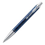 Ручка шариковая PARKER "IM Midnight Astral CT", корпус темно-синий, хромированные детали, синяя, 2074150 — фото 1 / 4