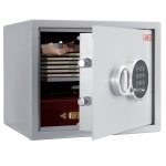Сейф офисный (мебельный) облегченной конструкции AIKO "T-28 EL", 280х340х295 мм, 8 кг, электронный замок, крепление к стене, полу — фото 1 / 1