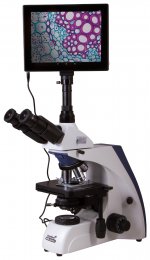 Микроскоп цифровой Levenhuk MED D35T LCD, тринокулярный — фото 1 / 20
