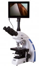 Микроскоп цифровой Levenhuk MED D40T LCD, тринокулярный — фото 1 / 21