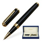 Ручка-роллер подарочная WATERMAN "Exception Black GT Slim", черный лак, позолоченные детали, черная, S0636990 — фото 1 / 2