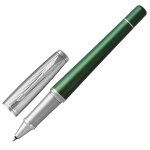 Ручка-роллер PARKER "Urban Premium Green CT", корпус зеленый, хромированные детали, черная, 1931618 — фото 1 / 2