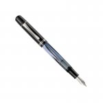 Ручка перьевая Pelikan Souveraen M101N PL811590 серый/синий EF — фото 1 / 4