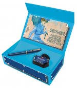 Набор Pelikan Classic M 120 SE PL809801 Iconic Blue ручка перьевая F + флакон чернил — фото 1 / 3