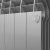Радиатор отопления Royal Thermo BiLiner 350 Silver Satin VDR 8 секции — фото 4 / 3