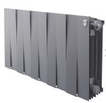 Радиатор отопления Royal Thermo PianoForte 300 Silver Satin 10 секций — фото 1 / 6