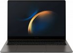 Ноутбук Samsung Galaxy Book 3 Pro NP960, 16", AMOLED, Intel Core i7 1360P, Intel Evo 2.2ГГц, 12-ядерный, 16ГБ LPDDR5, 1ТБ SSD, Intel Iris Xe graphics , Windows 11 Home, темно-серый [np960xfg-kc2in] — фото 1 / 16