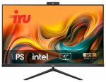 Моноблок iRU Office 27IH5P2K, 27", Intel Core i5 11400, 16ГБ, 256ГБ SSD, Intel UHD Graphics 730, Free DOS, черный — фото 1 / 17