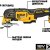 Многофункциональный инструмент (реноватор) DeWALT DCS356E1T-XJ — фото 5 / 6