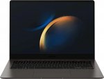 Ноутбук Samsung Galaxy Book 3 Pro NP944, 14", AMOLED, Intel Core i5 1340P, Intel Evo 1.9ГГц, 12-ядерный, 16ГБ LPDDR5, 512ГБ SSD, Intel Iris Xe graphics , Windows 11 Professional, темно-серый [np944xfg-kc2us] — фото 1 / 3